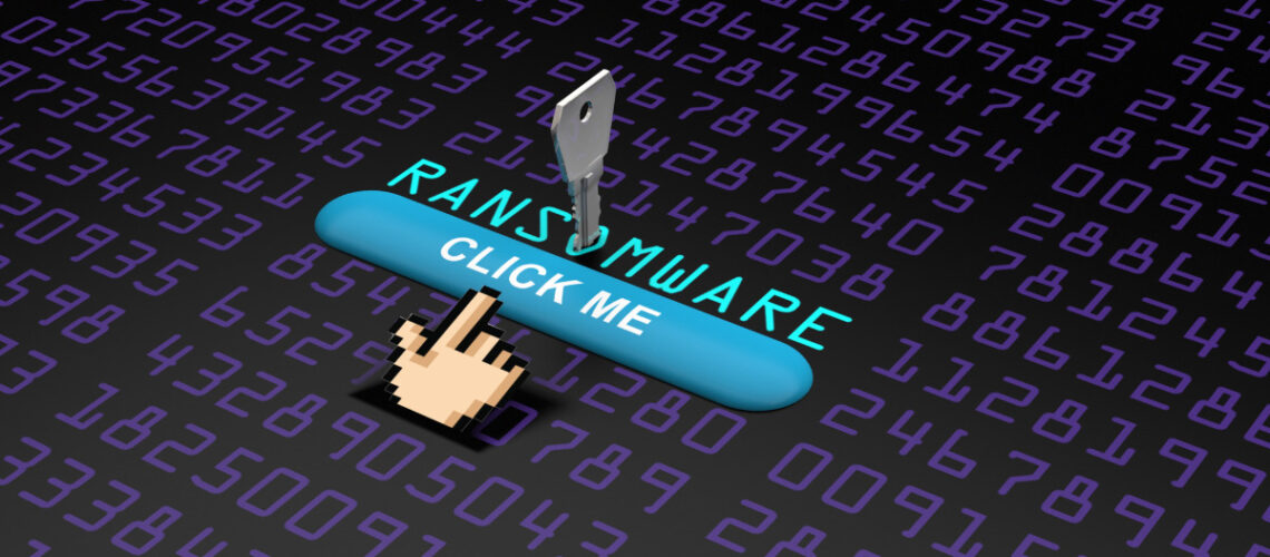 Depiction of ransomware